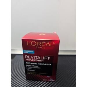 L'Oreal Paris Revitalift Anti-Aging Face Moisturizer Fragrance Free 1.7 Oz